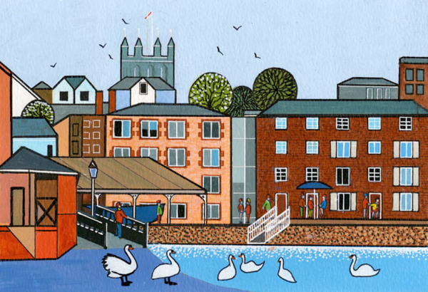 Exeter Quay Print